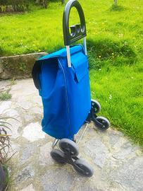 carrello porta spesa 6 ruote sali scale 