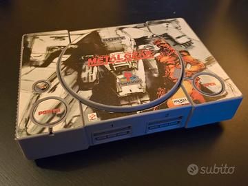 Sony PlayStation 1 PS1 + skin Metal Gear Solid