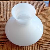 paralume vintage vetro bianco 