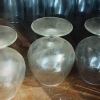 bicchieri cognac/vino servizio antico