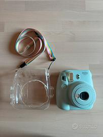 Instax mini 9 azzurra con custodia