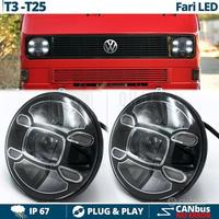 2 FARI Full LED 7'' PER TRANSPORTER T3 T25 6500K