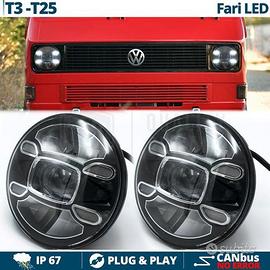 2 FARI Full LED 7'' PER TRANSPORTER T3 T25 6500K