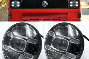 2 FARI Full LED 7'' PER TRANSPORTER T3 T25 6500K