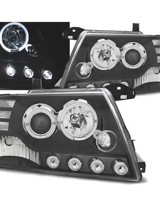 FARI MITSUBISHI PAJERO V60 00-06 ANGEL EYES LED NE