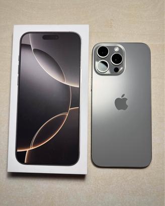 iPhone 16 pro max 256 titanio