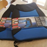 COPPIA COPRISEDILI AUTO NERO-AZZURRO