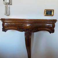 Consolle a muro in legno arte povera
