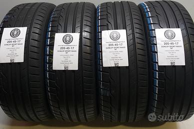 4 GOMME 205 45 17 DUNLOP A49060