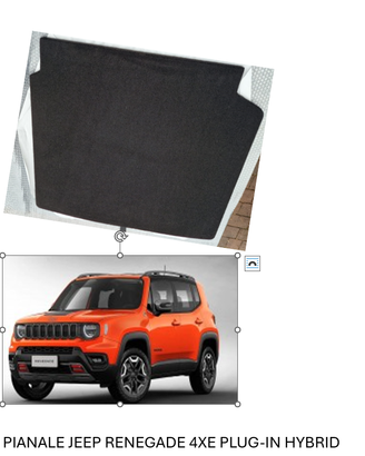 Pianale jeep renegade  plug-in hybrid nuovo (PHEV)