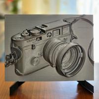 Leica M6 –Quadretto con supporto, grigio titanio 