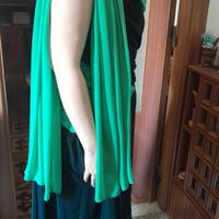 vestito da cerimonia in  pura seta