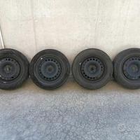 4 CERCHI FERRO 16" OPEL +TPMS+ GOMME INVERNALI
