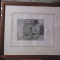 Stampa '800 incisore G. Mochetti DEO AETERNO