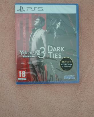 Yakuza Kiwami 3 & Dark Ties" per PlayStation 5.
