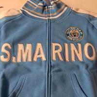 Felpa senza capuccio blu