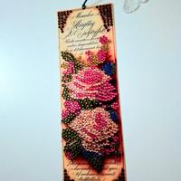 Segnalibro fiori vintage (Fatto a mano)