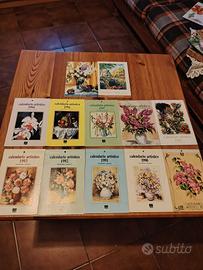 set di calendari d'epoca da collezione