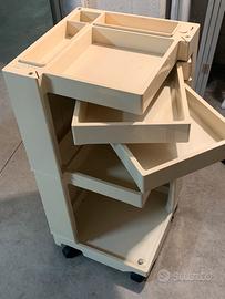 Bieffeplast carrello con cassetti anni ‘70 ufficio