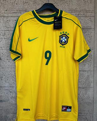 Maglia Brasile World Cup 1998 Nuova - Ronaldo - L