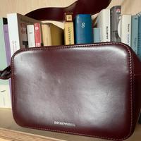 Borsa pelle Bordeuax Emporio Armani