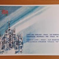 FOLDER FRANCOBOLLI "ITALIA 98"- 131
