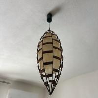 Lampadario a sospensione etnico-rustico