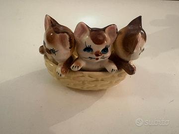 Trio mici vintage in ceramica