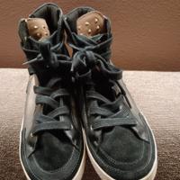 scarpe lacci sneaker sportive Geox donna borchie