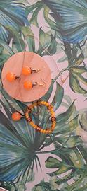 set collana + bracciale + orecchini tema halloween