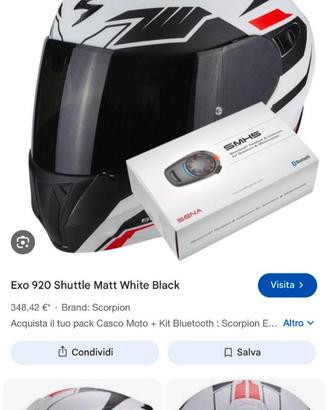Casco moto bluetooth