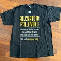 T-Shirt uomo nuova per allenatore pallavolo