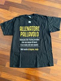 T-Shirt uomo nuova per allenatore pallavolo