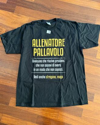 T-Shirt uomo nuova per allenatore pallavolo