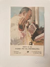 reliquia ex indumenti Padre Pio Pietrelcina