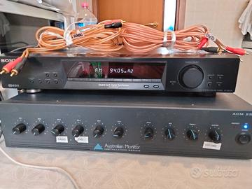 Amplificatore Australian monitor AC 250 + sony
