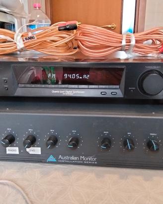 Amplificatore Australian monitor AC 250 + sony