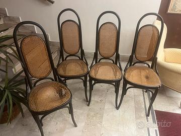 Sedie Thonet rare 4 Sedie