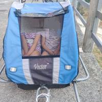 Carrello porta bambini per bici