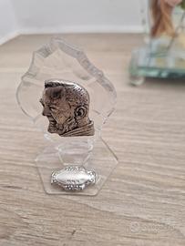 padre pio in argento