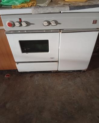 Cucina a gas smaltata Vintage