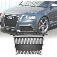 GRIGLIA AUDI A3 05-08 NERO CROMATO OPACO