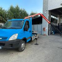 Iveco Daily 35 Cassone Fisso + Gru Fassi F28