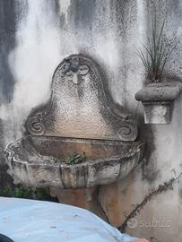 Fontana in pietra di Vicenza lavorata a mano