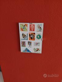 Cornice con francobolli