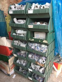 Lotto raccordi elettrici esterno diam.32, 40, 50