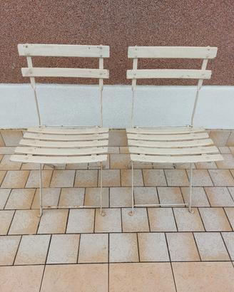 Sedie esterno  pieghevoli