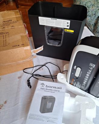 Distruggidocumenti Bonsaii C237-B taglia carte