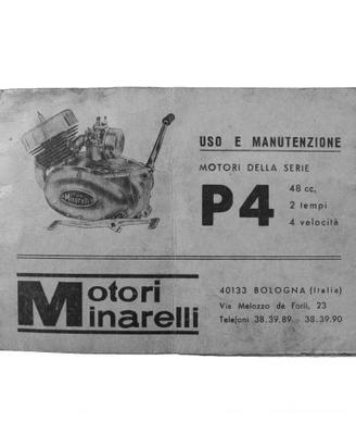 Manuale uso e manutenzione Minarelli in PDF motori