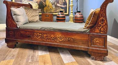 Letto francese fine ‘800,  una piazza e mezza